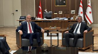 KKTC Cumhurbaşkanı Erhürman, Kültür ve Turizm Bakanı Ersoy ile görüştü