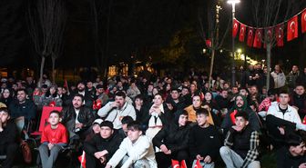 Türk Taraftarlar 2026 FIFA Dünya Kupası Elemeleri Play-Off Finali'nde Coşkuyla Takımını Destekledi
