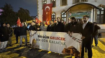 Kocaeli'de Mescid-i Aksa'ya yönelik uygulamalara tepki