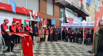 Kocaeli'den Gazze'ye 2 yardım tırı yola çıktı