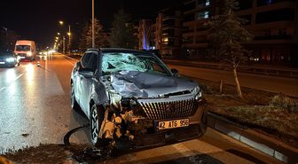 Konya'da cipin çarptığı yaya öldü