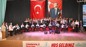Kumluca'da 'Çanakkale Destanı' oratoryosu sahnelendi