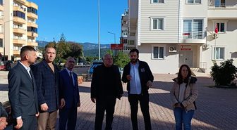 Kumluca Kaymakamı Güneş, Kuran Kursu inşaatında incelemelerde bulundu