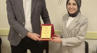 Küre'de Başhekim Özlem Çalışkan için veda programı düzenlendi