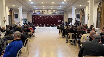 Lazkiye'de Kutsal İsa Kilisesi'nde temizlik çalışanları onuruna iftar programı düzenlendi