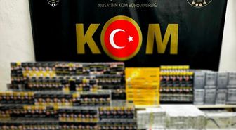 Mardin'de 4 bin 690 paket kaçak sigara ele geçirildi