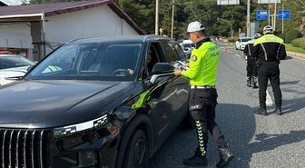 Marmaris'te Ramazan Bayramı tatili dolayısıyla trafik denetimleri artırıldı