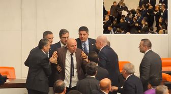 Meclis'te Akın Gürlek gerginliği! Kürsü işgal edildi, yumruklu kavga çıktı