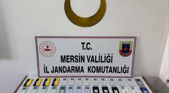 Mersin'de cep telefonu kaçakçılığı operasyonunda şüpheli tutuklandı