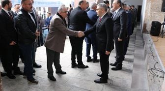 Merzifon'da bayramlaşma programı düzenlendi