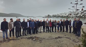 MHP Bodrum İlçe Başkanı Galipoğlu, basın mensuplarıyla buluştu