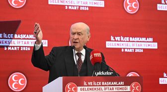 MHP Genel Başkanı Bahçeli, partisinin 'İl ve İlçe Başkanları Geleneksel İftar Programı'nda konuştu Açıklaması