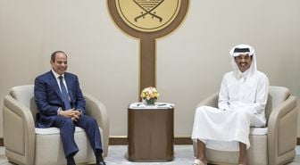 Mısır Cumhurbaşkanı Sisi, çalışma ziyareti kapsamında Katar'ın başkenti Doha'ya gitti