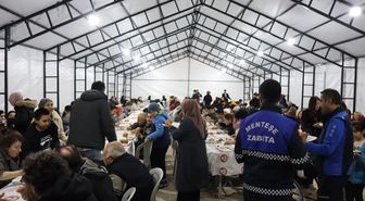 Muğla'da 2 bin kişilik iftar çadırı kuruldu