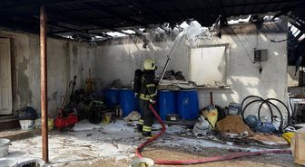 Muğla'da çıkan yangında tek katlı ev kullanılamaz hale geldi