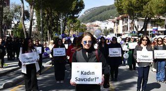 Muğla'da kadınlar 'Sessiz Kararlılık' yürüyüşünde buluştu