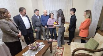 Muğla'da liselilerden muharip gazilere vefa ziyareti