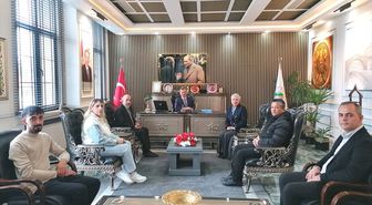 Niksar Kaymakamı Perçi'ye ziyaret