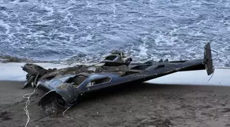 Ordu'da sahilde bulunan insansız hava aracı, SAS ekiplerince incelendi