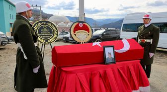Ordu'da vefat eden Kore gazisi Çalışkan, son yolculuğuna uğurlandı
