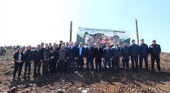 Orhaneli'de fidan dikme etkinliği düzenlendi