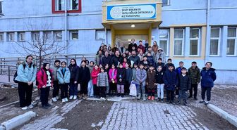 Orta ilçe protokolü iftarda öğrencilerle buluştu