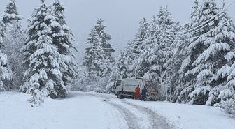 Orta ve Doğu Karadeniz'de kar etkili oldu