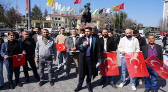 Polatlı'da parklarda işletmecilik yapan esnaftan belediyenin tahliye kararına protesto