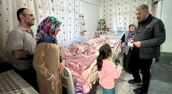Pursaklar Belediye Başkanı Çetin'den evde tedavi gören hastalara ziyaret