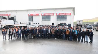 Pursaklar'da belediye personeli bayramlaştı