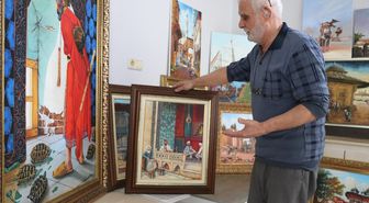 Renklerin büyülü dünyasına ömrünü adadı