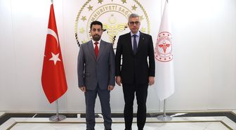 Sağlık Bakanı Memişoğlu, Suriyeli mevkidaşı Musab Nizal el-Ali ile bir araya geldi