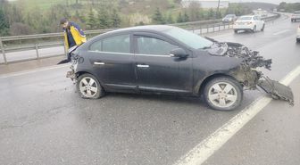 Sakarya'da trafik kazasında 1 kişi yaralandı