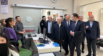 Salıpazarı'nda bayramlaşma töreni düzenlendi
