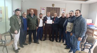 Salıpazarı Şoförler ve Otomobilciler Esnaf Odası Başkanlığı Kök, mazbatasını aldı