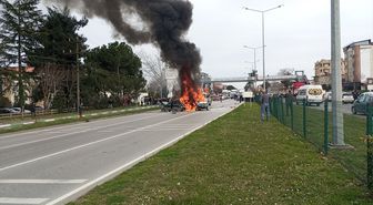 Samsun'da 6 aracın karıştığı trafik kazasında 3 kişi yaralandı