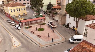 Samsun'da ayakkabı boyacıları için modern lostra alanı inşa ediliyor
