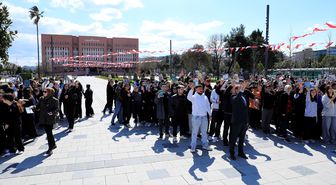 Samsun'da 'İyileştiren kütüphaneler' temasıyla açık alanda okuma etkinliği yapıldı