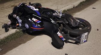 Samsun'da motosikletin çarptığı yaya ağır yaralandı