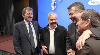 Samsun'da muhtarlar iftar programında bir araya geldi