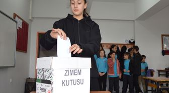 Samsun'da öğrenciler 'zimem defteri' geleneğini yaşattı