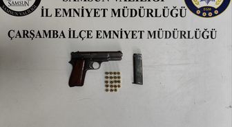 Samsun'da silahlı yaralama şüphelisi yakalandı