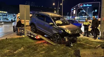 Samsun'da trafik kazasında 2 kişi yaralandı