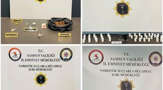 Samsun'da uyuşturucu operasyonlarında 7 zanlı yakalandı