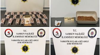 Samsun'da uyuşturucu operasyonlarında 8 zanlı yakalandı