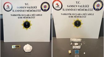 Samsun'da uyuşturucu operasyonunda 2 zanlı yakalandı