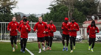 Samsunspor, Rayo Vallecano maçının hazırlıklarına başladı