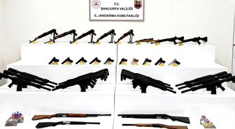 Şanlıurfa'da silah kaçakçılığı operasyonunda 8 şüpheli yakalandı