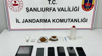 Şanlıurfa'da uyuşturucu operasyonunda yakalanan 3 zanlı tutuklandı