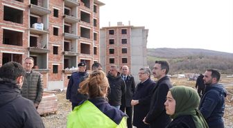 Saraydüzü'nde TOKİ konutlarının yapımı devam ediyor